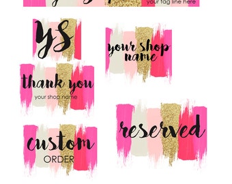 INSTANT DOWNLOAD-Etsy Banner Set - Etsy Shop Banner Premade Etsy Banner Set