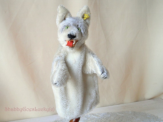 steiff wolf plush