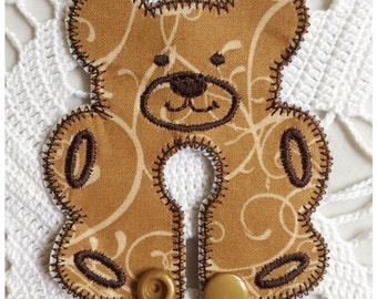 Bear G Tube Pad Feeding Tube Pad Machine Embroidery File in pes, dst, vip, jef, hus, exp and vp3 Formats - Instant Download