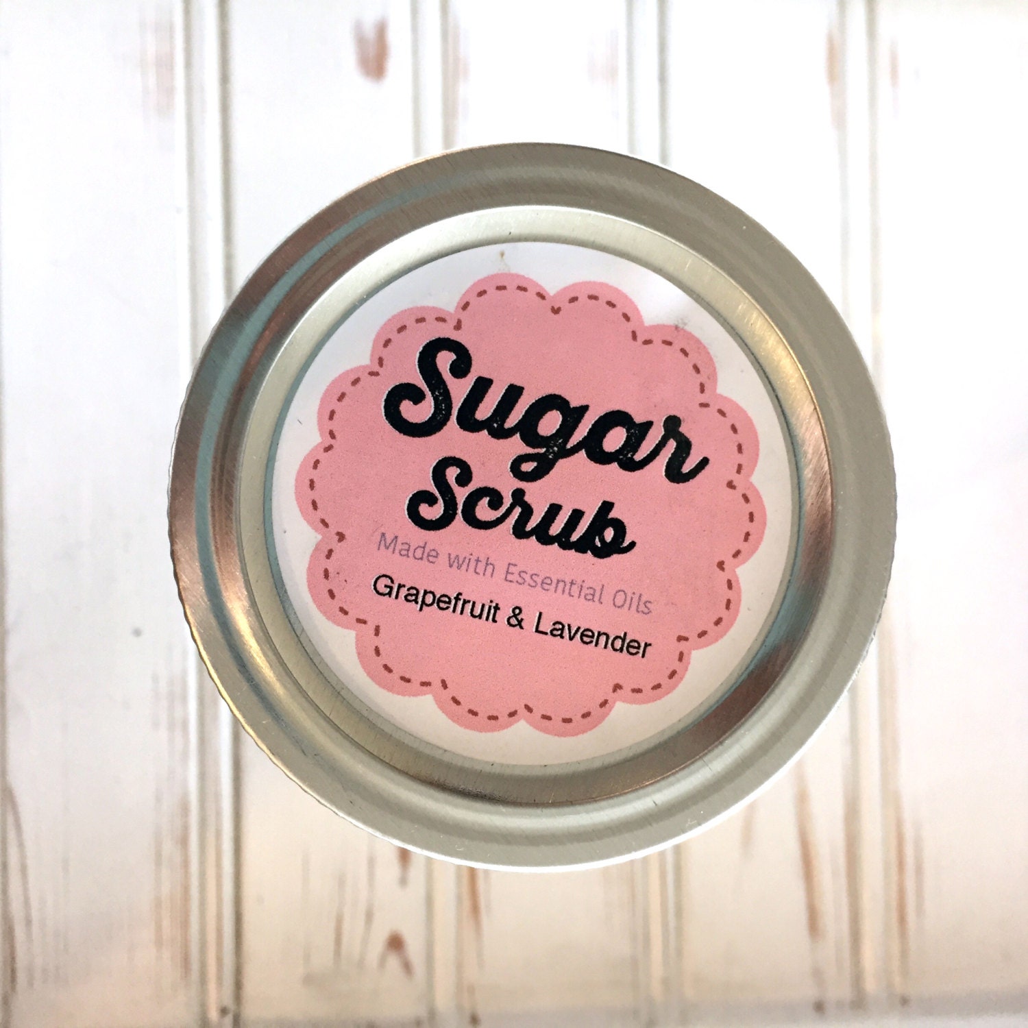 essential oil printable labels sugar scrub 2 round