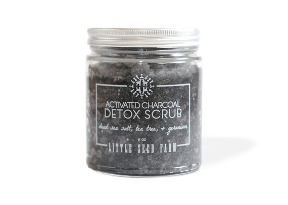 Detox Charcoal Wash Coconut activated charcoal detox sea salt scrub Detox Charcoal Wash Coconut activated charcoal detox sea salt scrub