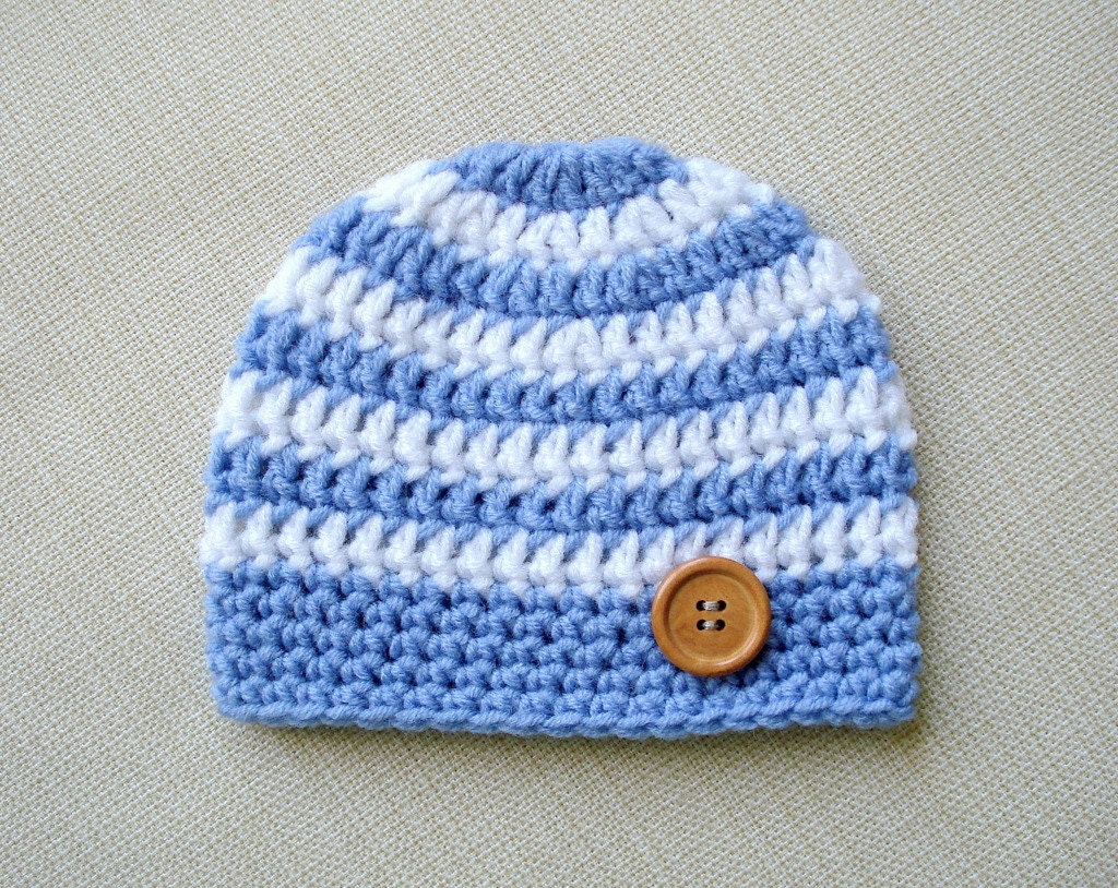 Baby boy beanie Crochet newborn hat for Boy Newborn photo prop
