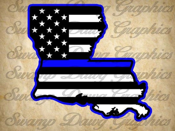 Download Louisiana svg louisiana cut file blue lives matter svg blue