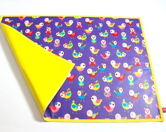 Time pad, desk pad, oilcloth placemat, oilcloth