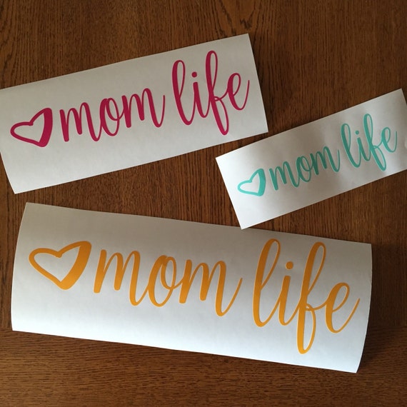 Mom life decal phone decal car decal cup decal yeti decal