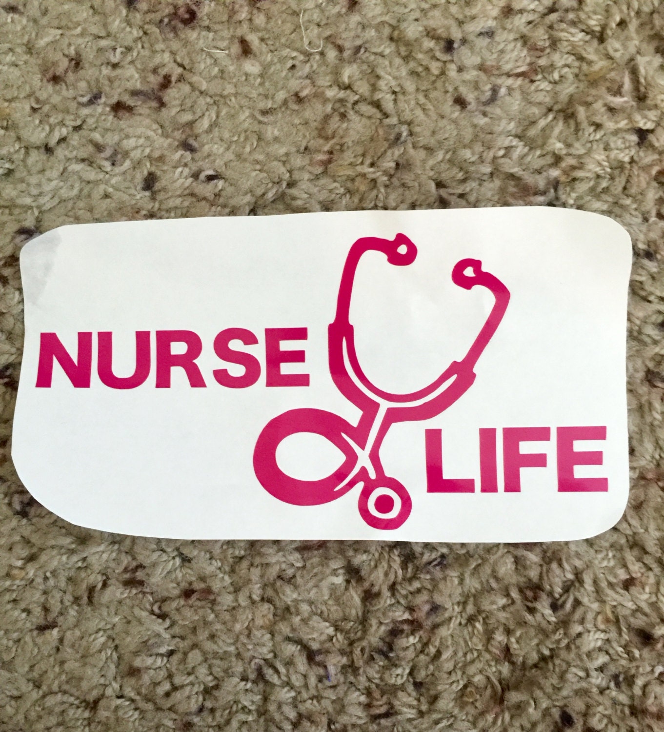 Nurse Life Car Decal