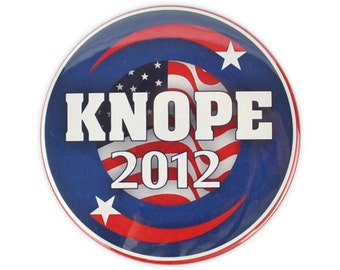 Leslie Knope Large "Knope 2012" Button! parks and recreation, Amy Poehler. pawnee council election
