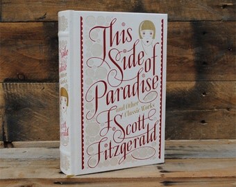 Hollow Book Safe - This Side of Paradise - Leather Bound