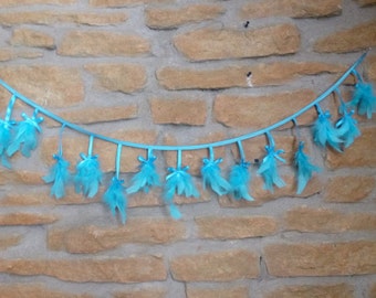 Feathers Breastplate, Turquoise