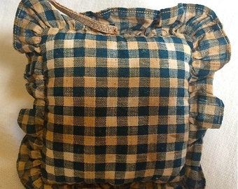 Antique Indigo and Natural Pin Cushion