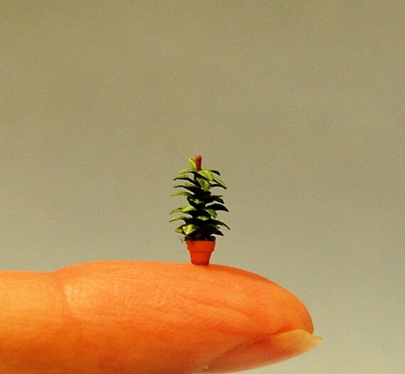 1/144th inch scale miniatureRubber Plant by sdkminiatures