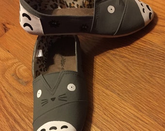 Totoro shoes hand painted