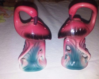 Flamingo Salt and Pepper Shakers