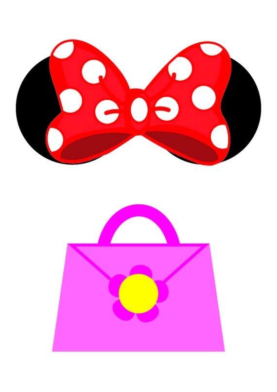 Minnie Mouse Photo Booth Props