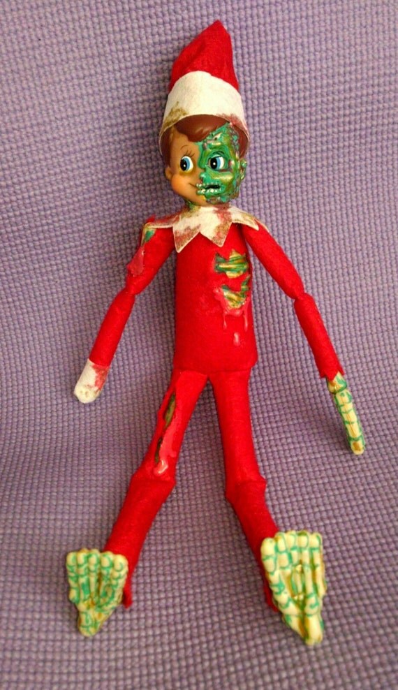 Zombie Elf on the Shelf