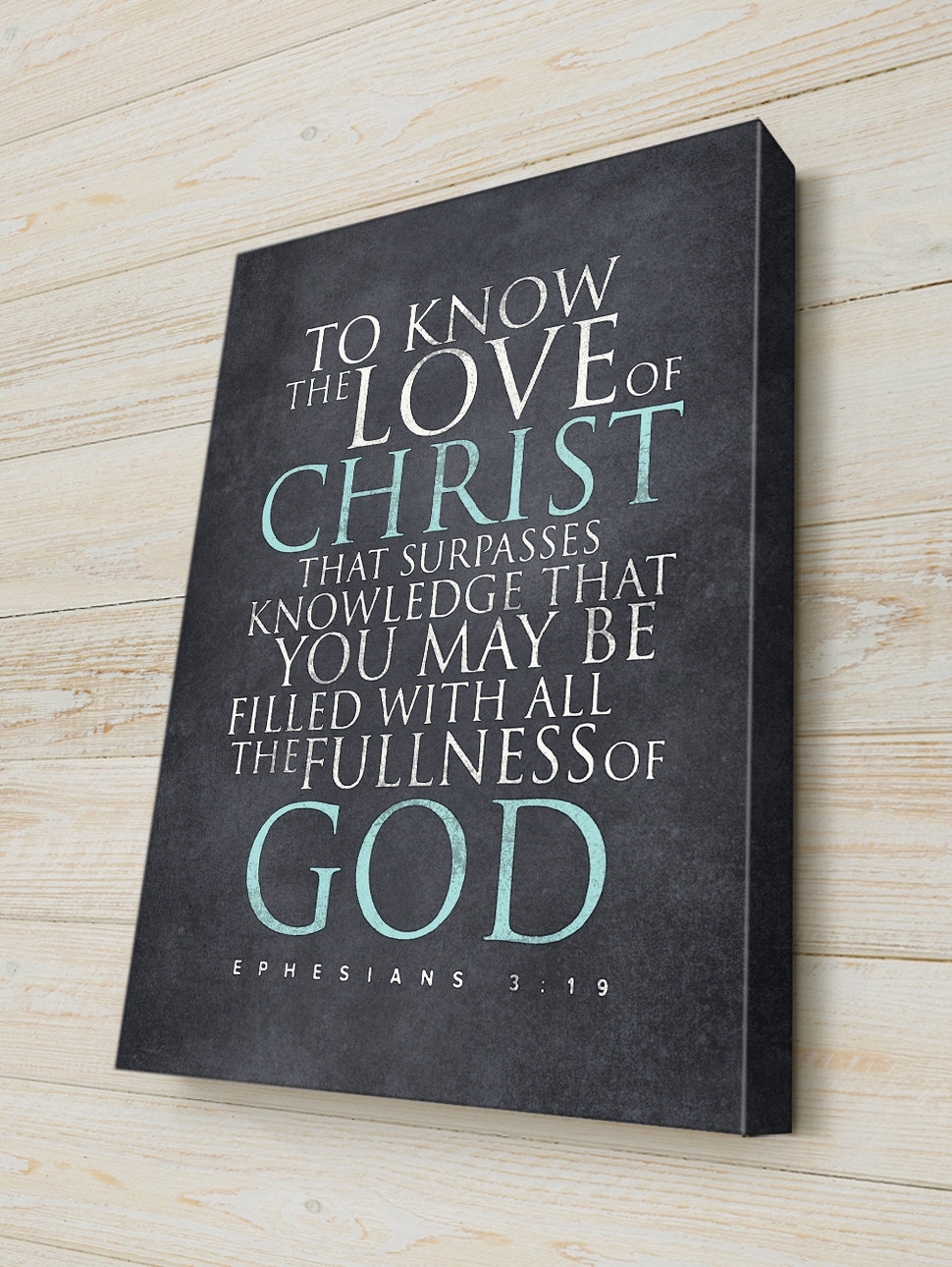 Custom Scripture Wall Art Bible Verse On Canvas Fully