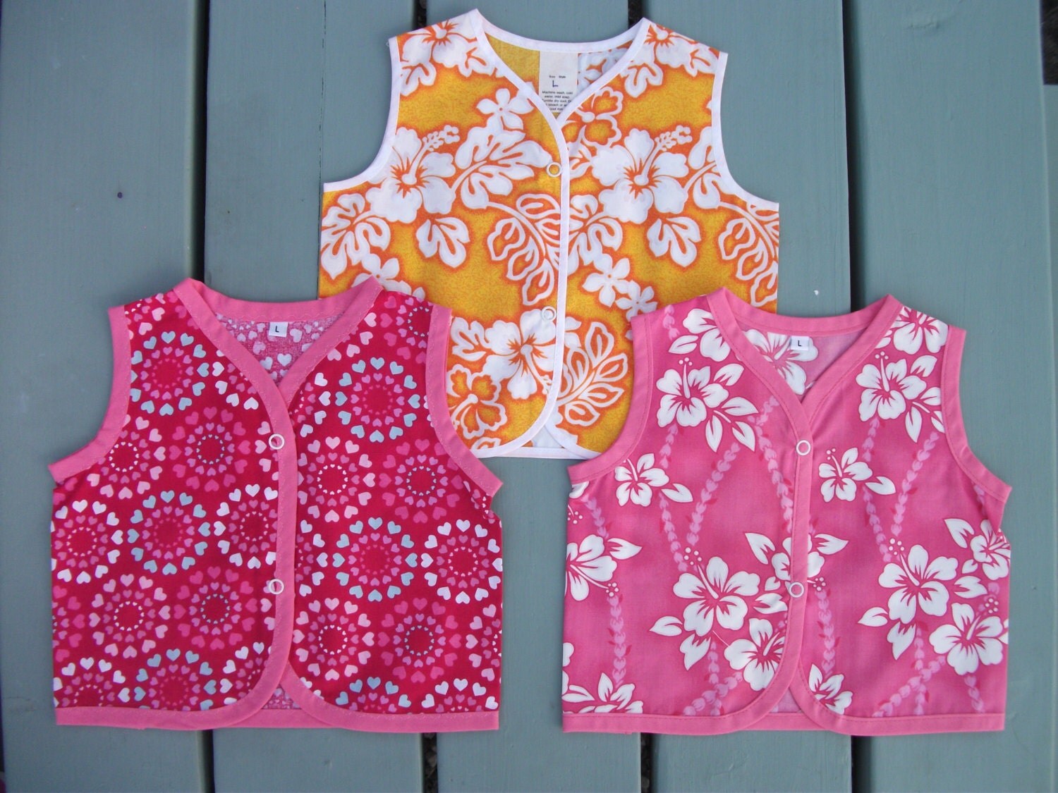 Hawaiian Diaper Shirts LARGE 8