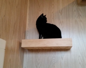 Cat shelf cat furniture cat shelf sitter cat bed cat cat shelves cat perch cat tree shelf cat lover gift cat decor cat hammock cat tower