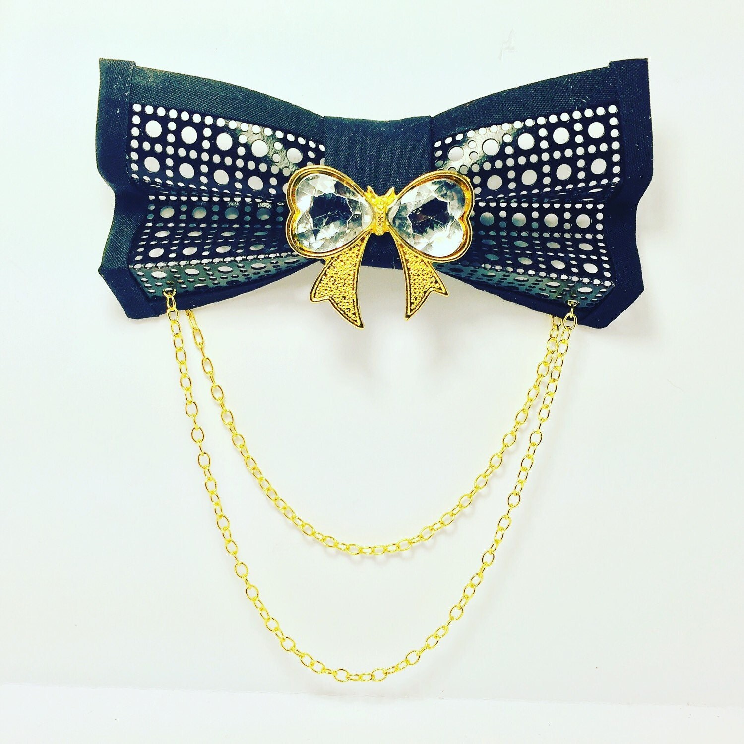 Bow Bow Tie / chain by iKnotiTie on Etsy