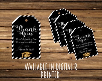 Graduation Thank You Favor Tags