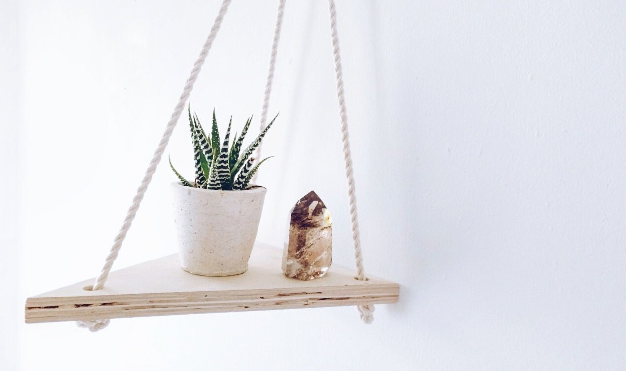Triangle Hanging Shelf Plant Hanger Hanging Geometric