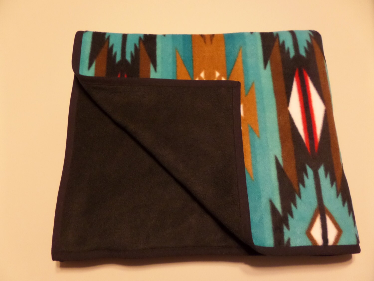 Native Design Fleece Blanket by TwinkleBeam on Etsy