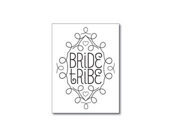 bride tribe tattoos art deco temporary tattoos bachelorette party favors bridesmaid gifts bachelorette party tattoos fake tattoo black tatoo