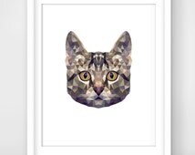 Popular items for cat wall art on Etsy