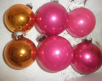 Antique Shiny Brite Christmas Tree Glass Balls