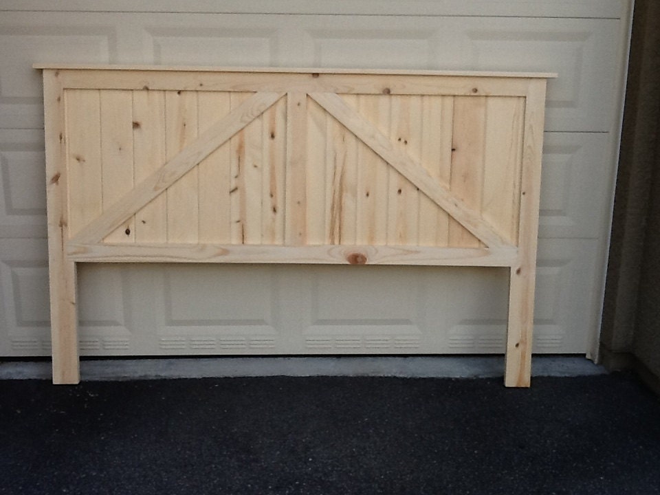 King Size Barn Door Headboard