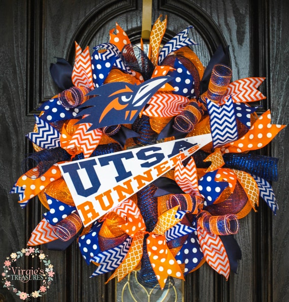 UTSA Wreath UTSA Roadrunners Wreath Grad gift Alumni Gift