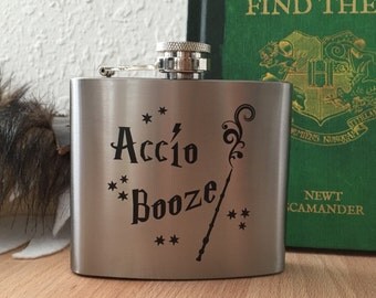 Accio Booze Flask, Stainless Steel, 5oz