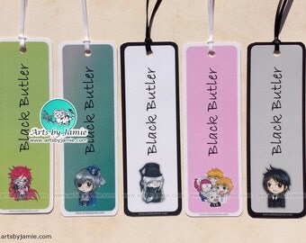Soul Eater Bookmarks Anime Chibi Maka Death the Kid by ArtsbyJamie