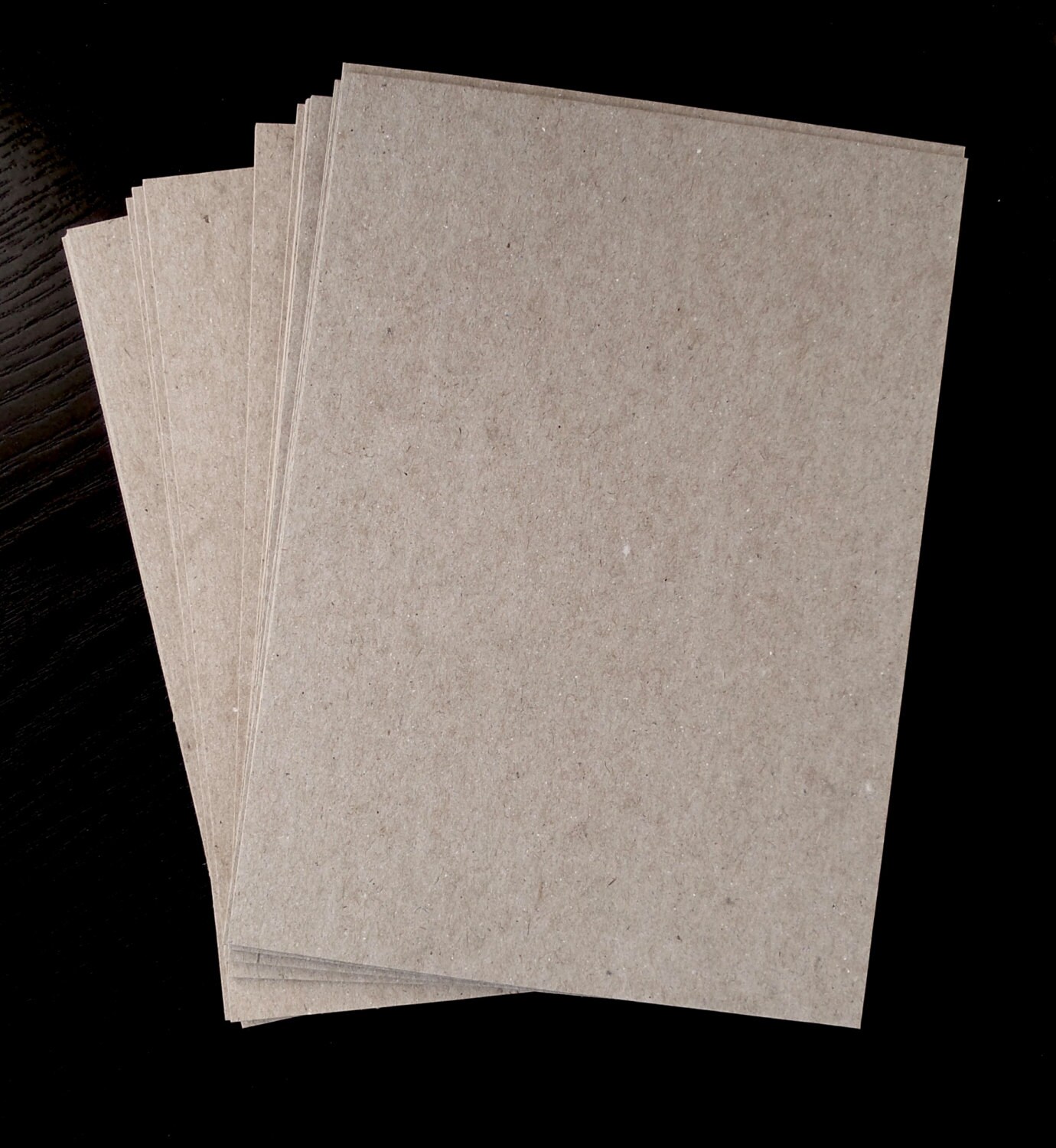 100 5 X 7 Kraft Chipboard Paper Pads made of Recycled Material and