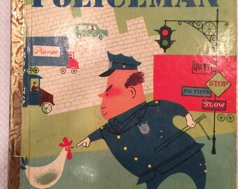 The Little Fat Policeman; 1950; A Edition; Little Golden Book
