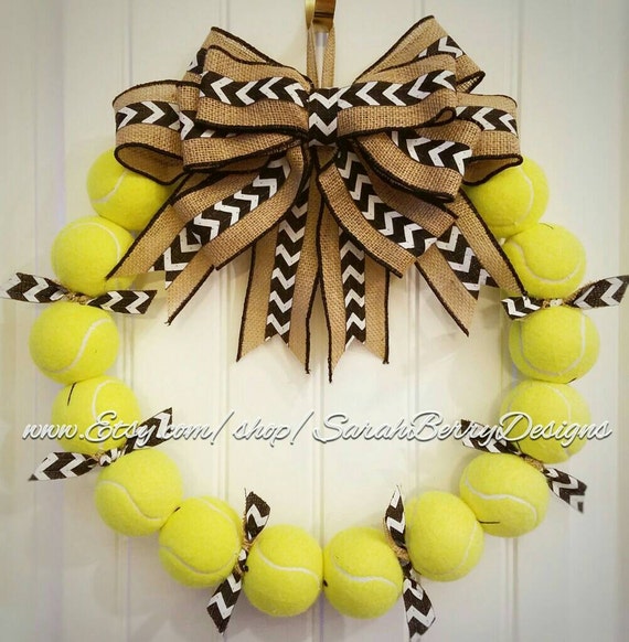 Tennis Wreath Perfect tennis decor for the avid fan or