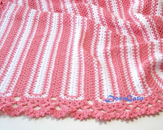 Tutorial crochet pattern Crochet Baby Blanket pattern