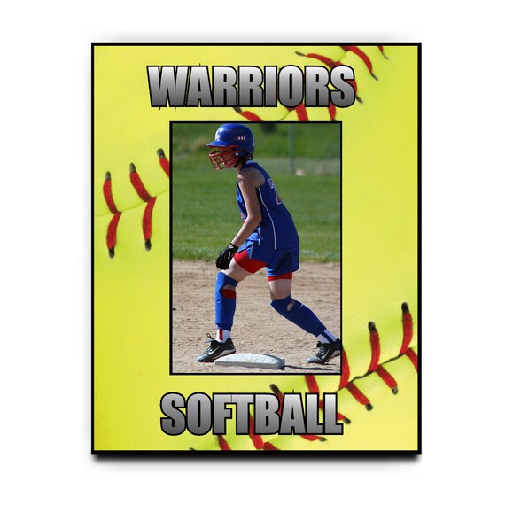 Softball Gift/Softball Custom Photo Frame/Coach/Softball