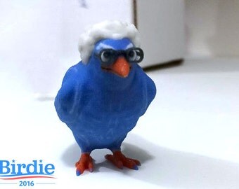 Birdie Sanders - Bernie Sanders Bird Figurine! Feel the Bird!