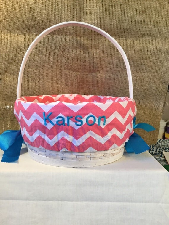 Extra large Personalized Easter basket with by ThatsSewCutesy