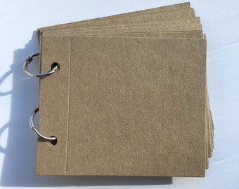 Mini junk journal, scrapbook album, memory book, bullet journal mini album midori