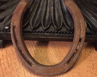 Individual Horseshoes - Previously Worn, Old and Rusty Horseshoes - Good Luck Horseshoe - DIY Project
