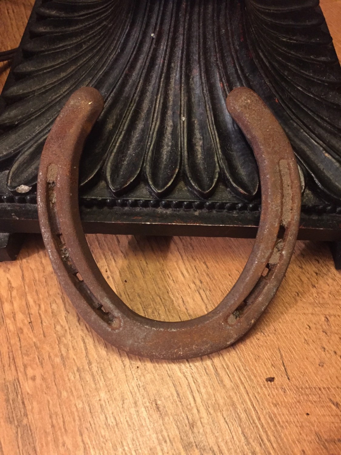 Individual Horseshoes Previously Worn Old and Rusty