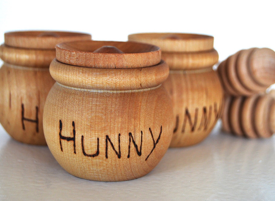 50 Custom Party Favors Winnie the Pooh Honey Pots Dippers