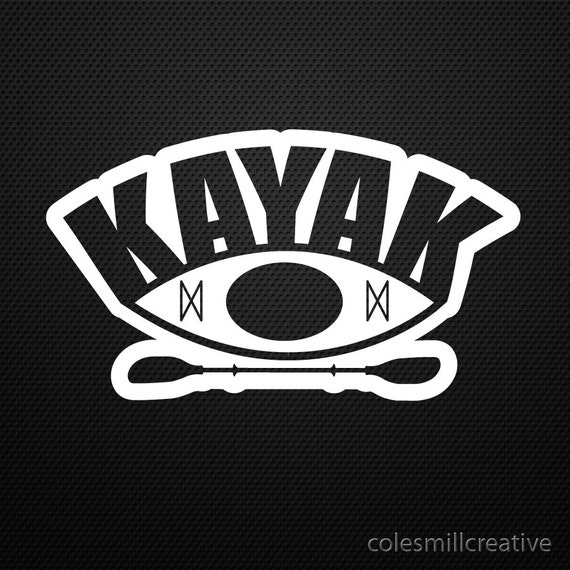 Kayak decal Kayak Canoe sticker fishing