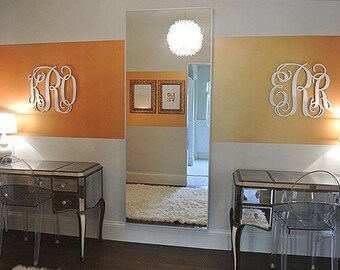 Wood Monogram Wall Decor sale item wooden monogram letters vine room decor nursery Wood Monogram Wall Decor sale item wooden monogram letters vine room decor nursery