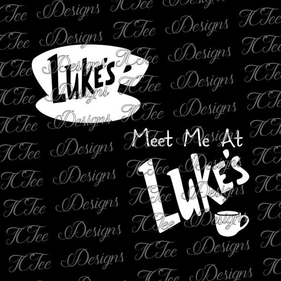 Download Meet Me at Luke's Gilmore Girls SVG Cut File Vector