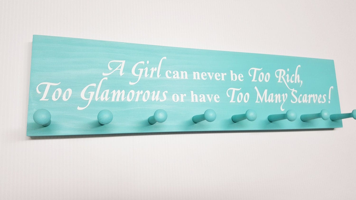 SCARF HOLDER Scarf collection Rack for Scarves Ladies