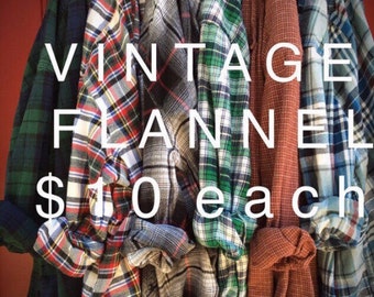 Items similar to Vintage flannel shirt on Etsy