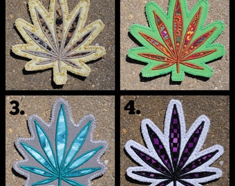 Patch The Daily Leaf - Motif Cannabis / Reefa / Weed, Neuf